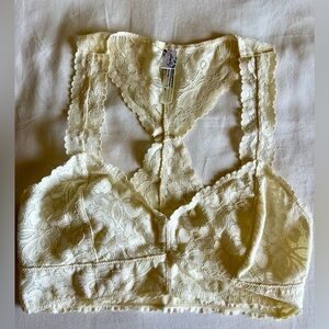Free People Intimately ivory Lace Bralette M